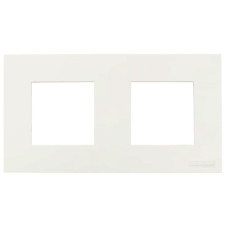 Двухместная рамка ABB Zenit 2CLA227210N1101 N2272.1 BL (белый)
