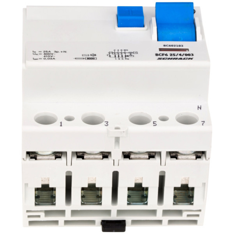 УЗО Schrack BC602103 6кА 25А 30мА 3P+N тип AC