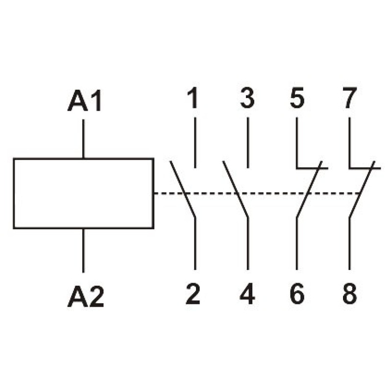 Магнітний пускач Promfactor MCF3i 40A 2NO 2NC 230В (MCF3i4022230)