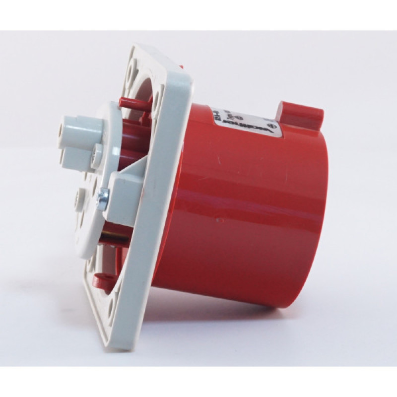 Прямой панельный штекер WALTHER WL635406 (3P+E) 32А 380V IP44