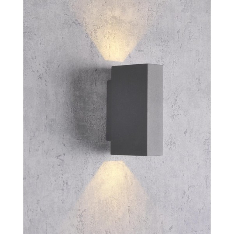 Уличный светильник Goldlux 319814 Orlean LED 2x2.5W 4000K 430Lm IP54 графитовый