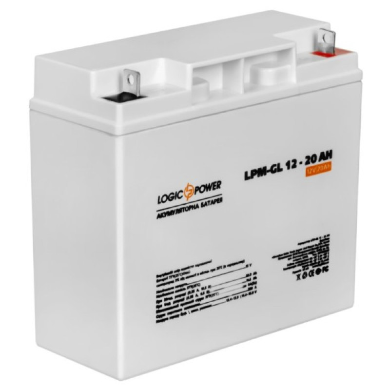 Аккумулятор LogicPower LPM-GL 12-20 AH 12В