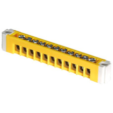 Шина заземления ETI 1101283 ERP-PE1 (для ERP «PE» 11М) жёлтая