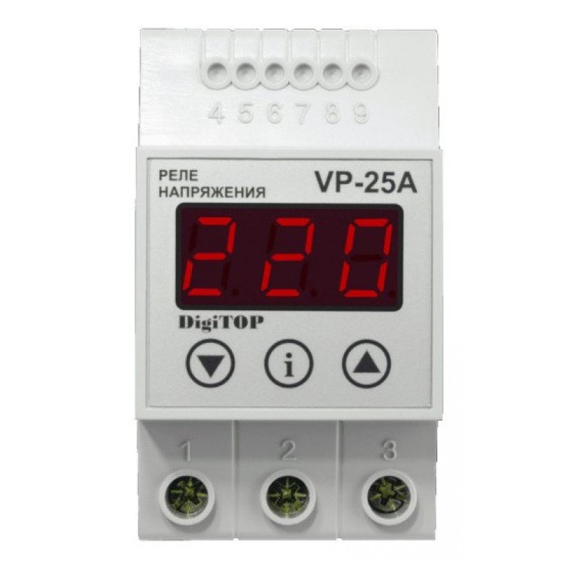 Реле напряжения V-protector VP-25A DigiTOP