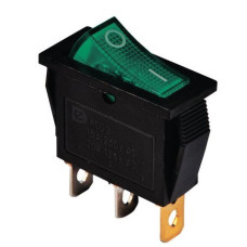 Переключатель TNSy KCD3-101N G/B с подсветкой зеленый (TNSy5500837)