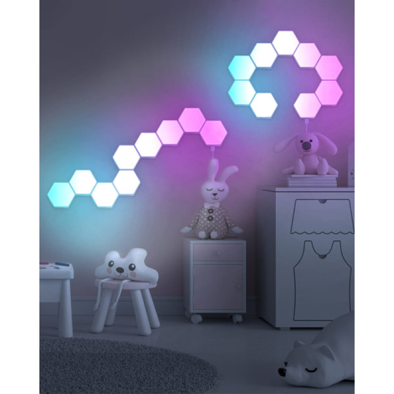 Бра, настінний світильник з пультом Goldlux 331458 Maya LED 9x10W RGB 135Lm IP20 білий