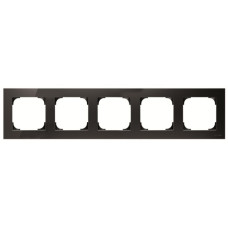 Пятиместная рамка ABB Sky 2CLA857500A1501 8575 NS (черный бархат)
