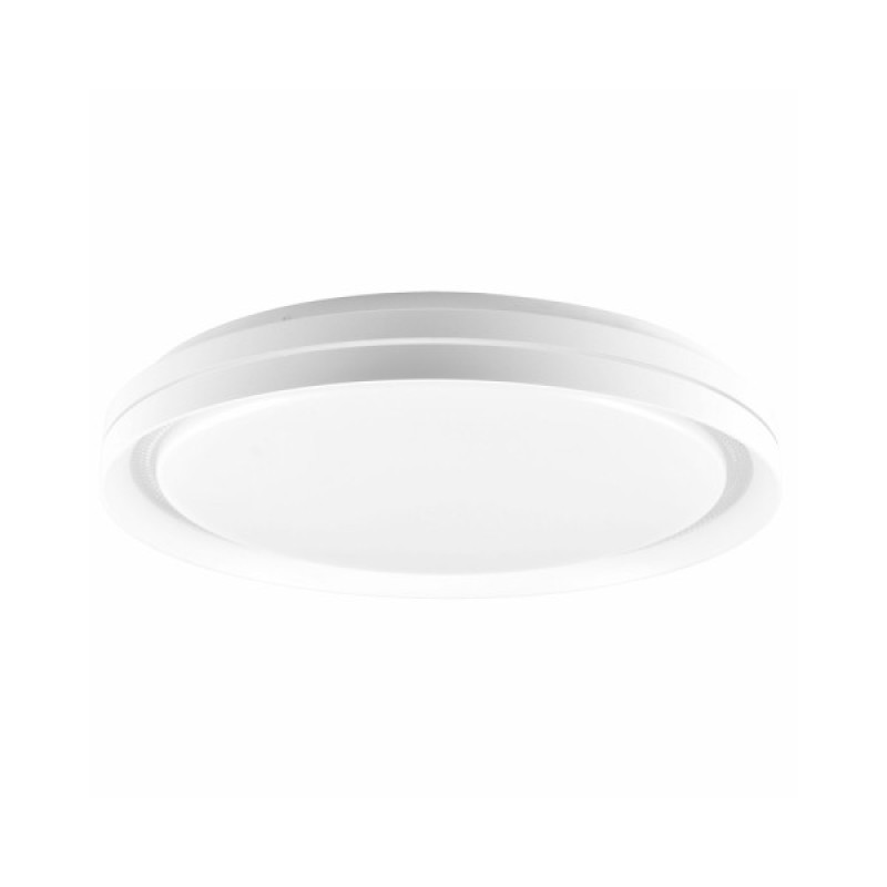 Потолочный светильник, люстра с пультом светодиодная Goldlux 328809 Eliza Led 1x72W 3000K-6000K 8000Lm IP44 Белый