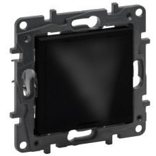 Вывод кабеля Legrand Niloe Step с фиксатором IP21 черный (863529)