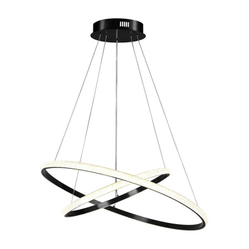 Люстра Goldlux 336736 Diana LED 2x44W 4000K 6200Lm IP20 черная