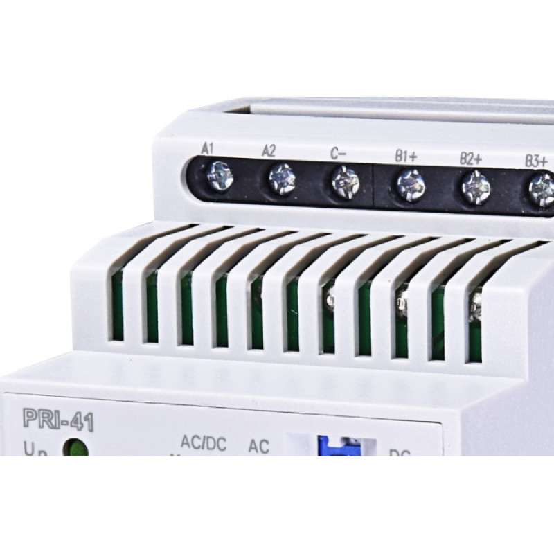 Двухрівневе реле контролю струму ETI 002471840 PRI-41 24V AC/DC (3 діапазони) (2x16A AC1)