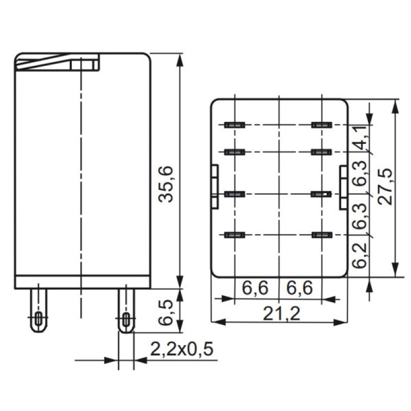 Електромеханічне реле ETI 002473005 ERM2-230ACL 2p