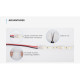 LED стрічка COLORS 120-2835-24V-IP20 9.6W 1040Lm 4000K 50м (DJ120-24V-8mm-NW_50м)