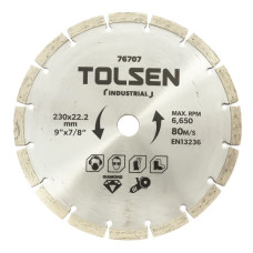 Алмазный сегментный диск Tolsen (76707) 230х22.2х10мм «Профи»