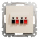 Аудіорозетка Schneider Electric Sedna Design & Elements бежева SDD112411