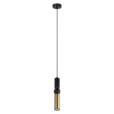 Подвесной светильник, люстра Italux PND-14290-1-BK-BRO Isidora GU10 1x25W IP20 черный