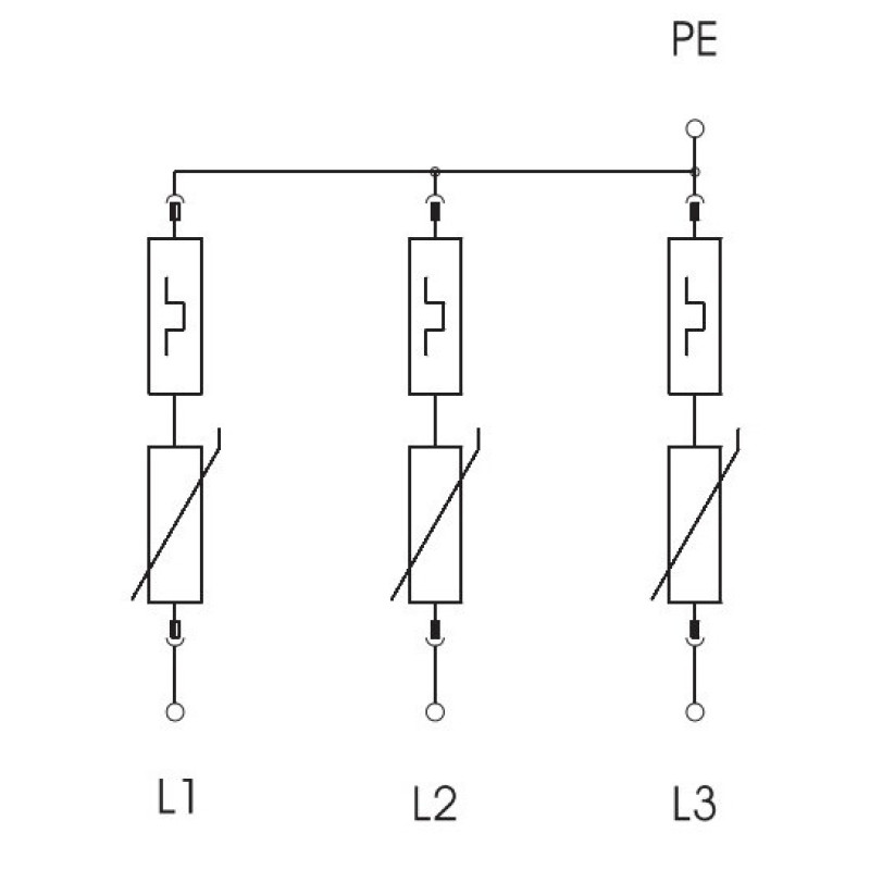 Ограничитель перенапряжений OBO Bettermann (5094423) Тип I+II V25-B+C 3-280