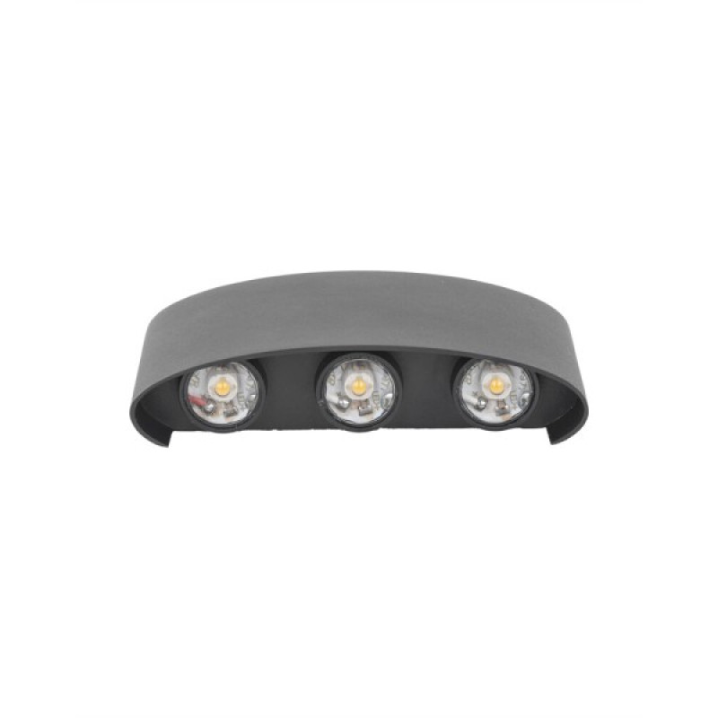 Уличный светильник TK Lighting 18085 Arrow LED 6x1W 3000K 480Lm IP54 серый