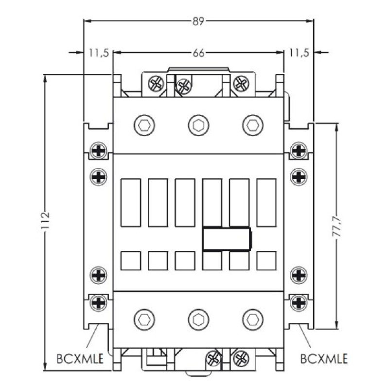 Контактор ETI CEM 95.11/AC230V