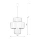 Люстра Nowodvorski 12249 Nome A GX53 1x15W IP20 графитовая
