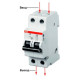 Автоматический выключатель ABB S202-C4 тип C 4А