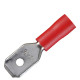 Наконечник Аско-Укрем MDD 1,25-250 6,35x0,5/0,8 изолированный 100шт (A0060020011)