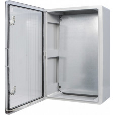 Ударостійкий корпус з АБС-пластику Аско-Укрем UBox 400x600x200мм (прозорі дверцята)