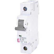 Автоматический выключатель ETI 002111520 ETIMAT 6 1p B 40А (6 kA)