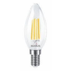 Филаментная лампа Maxus C37 FM 220Вт E14 Clear (1-MFM-733)
