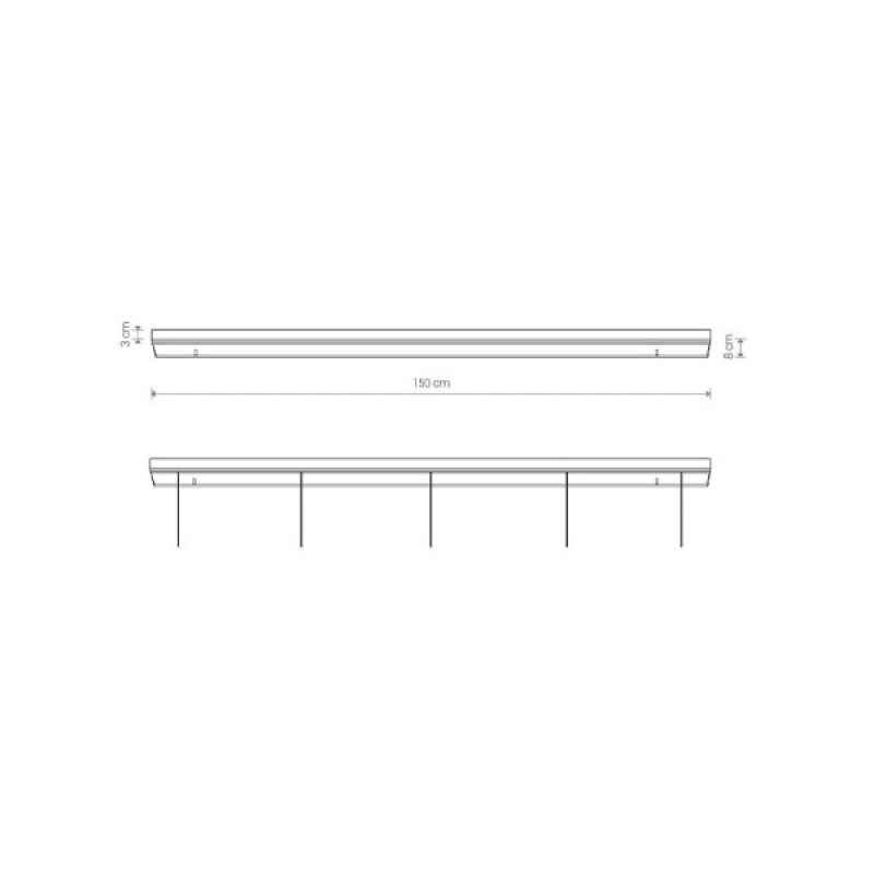 Основа Nowodvorski 8560 Cameleon Canopy B 1500 10W IP20 Wh