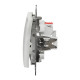 Выключатель Schneider Electric Sedna Design & Elements с подсветкой белый SDD111101L