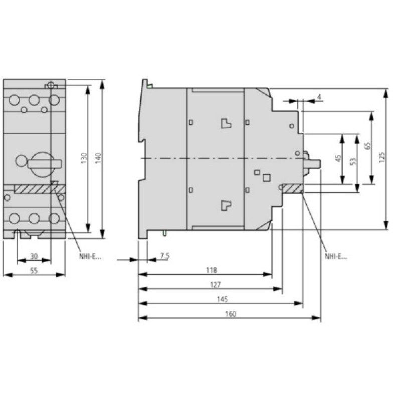 Автомат для защиты двигателя Eaton Moeller PKZM4-32