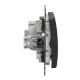 Перехресний перемикач Schneider Electric Sedna Design & Elements з підсвіткою чорний SDD114107L
