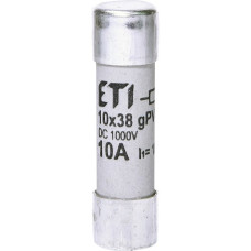 Запобіжник ETI 002625105 CH 10x38 gPV 10A 1000V (10kA) UL