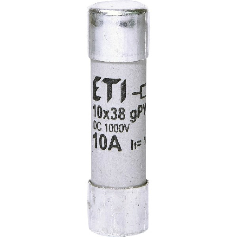 Запобіжник ETI 002625105 CH 10x38 gPV 10A 1000V (10kA) UL