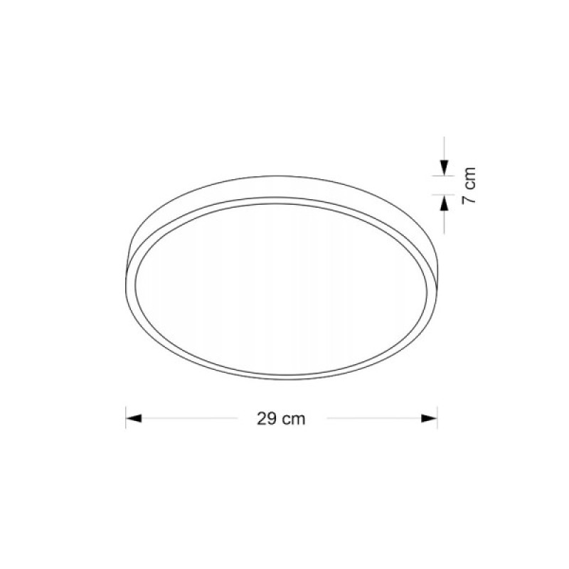 Світильник стельовий Goldlux 318725 Kern Led 1x15W 4000K 1600Lm IP20 Gold