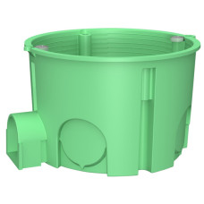 Монтажная наборная коробка для сплошных стен Plank Electrotechnic BOXES MB001 (PLK5001500) типа МВ 65х45мм (салатовая)