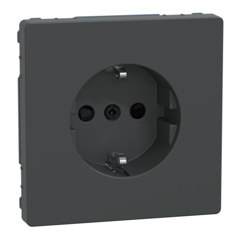 Розетка Schneider Electric D-Life MTN2300-6034 с з/к и антрацит
