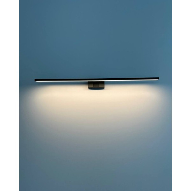 Світильник підсвітка для дзеркала Nowodvorski 10671 Cezanne LED L 1x15W 3000K 1050Lm IP44 чорний