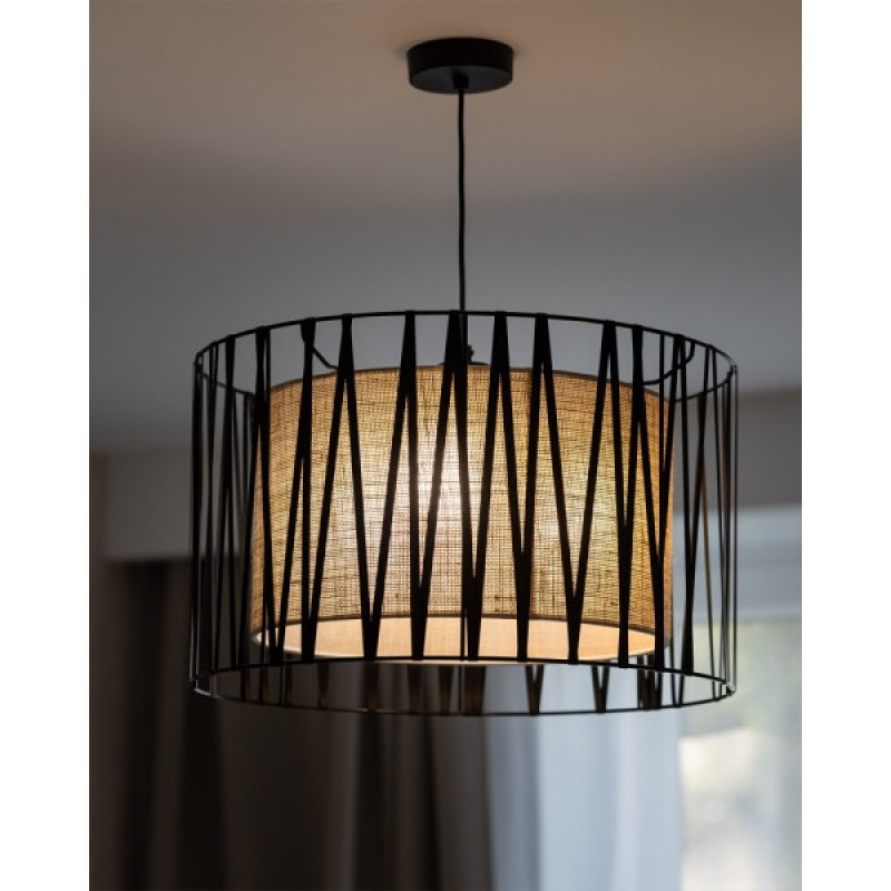 Підвісний світильник, люстра TK Lighting 4562 Harmony E27 1x15W IP20 коричневий