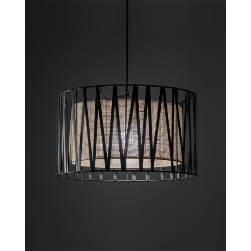 Підвісний світильник, люстра TK Lighting 4562 Harmony E27 1x15W IP20 коричневий