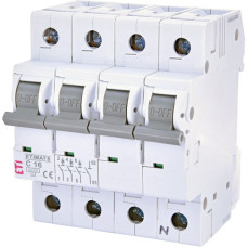 Автоматический выключатель ETI 002146516 ETIMAT 6 3p+N C 16А (6 kA)