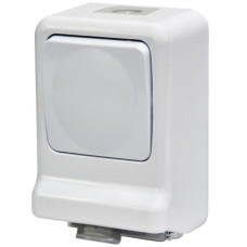 Розетка с выключателем ETI PRV-1 2Р+РЕ IP 44 10/16A 250В