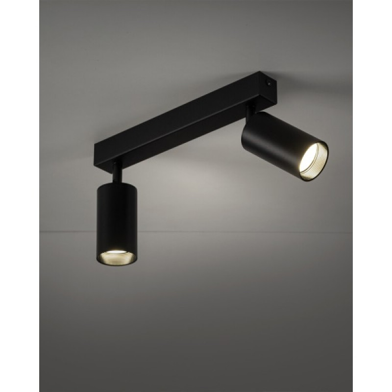 Светильник поворотный, спот TK Lighting 10633 Amis GU10 2x10W IP20 черный