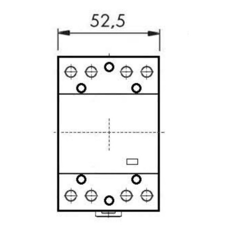 Модульний контактор Schrack BZ326442 230В AC 4НО 40А