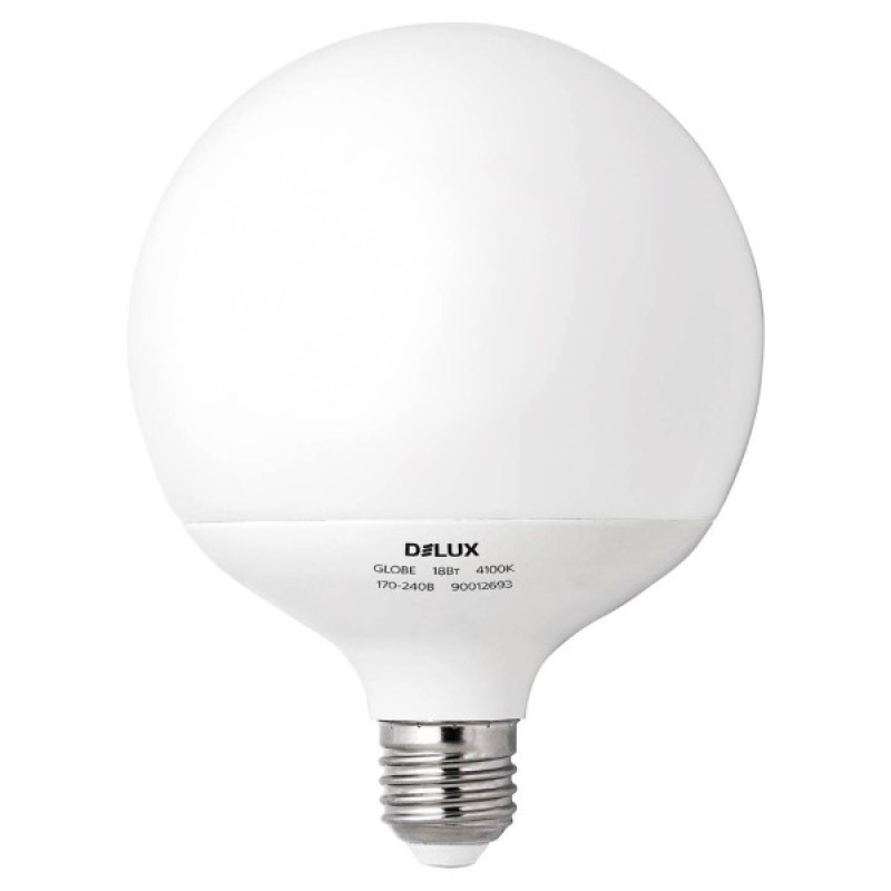 Лампа светодиодная Delux G120 18Вт 4100К Е27