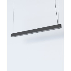 Подвесной светильник, люстра Nowodvorski 7525 Soft LED T8LED 1x22W 3000K 3200Lm IP20 графитовый