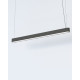 Подвесной светильник, люстра Nowodvorski 7525 Soft LED T8LED 1x22W 3000K 3200Lm IP20 графитовый