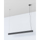 Подвесной светильник, люстра Nowodvorski 7525 Soft LED T8LED 1x22W 3000K 3200Lm IP20 графитовый