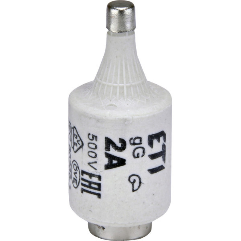 Запобіжник ETI 002312401 D II gG 2A/500V